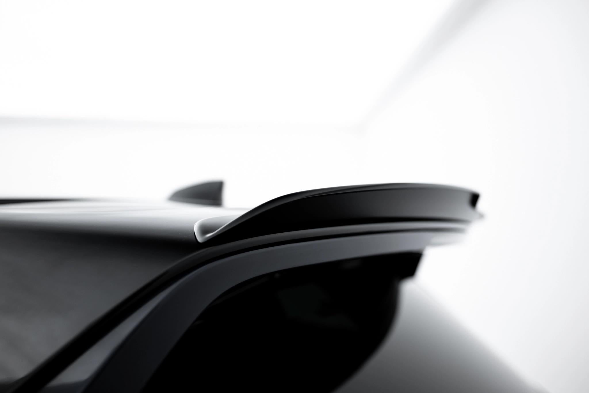 Maxton Design Spoiler CAP passend für Land Rover Range Rover Sport Mk2 Facelift schwarz Hochglanz