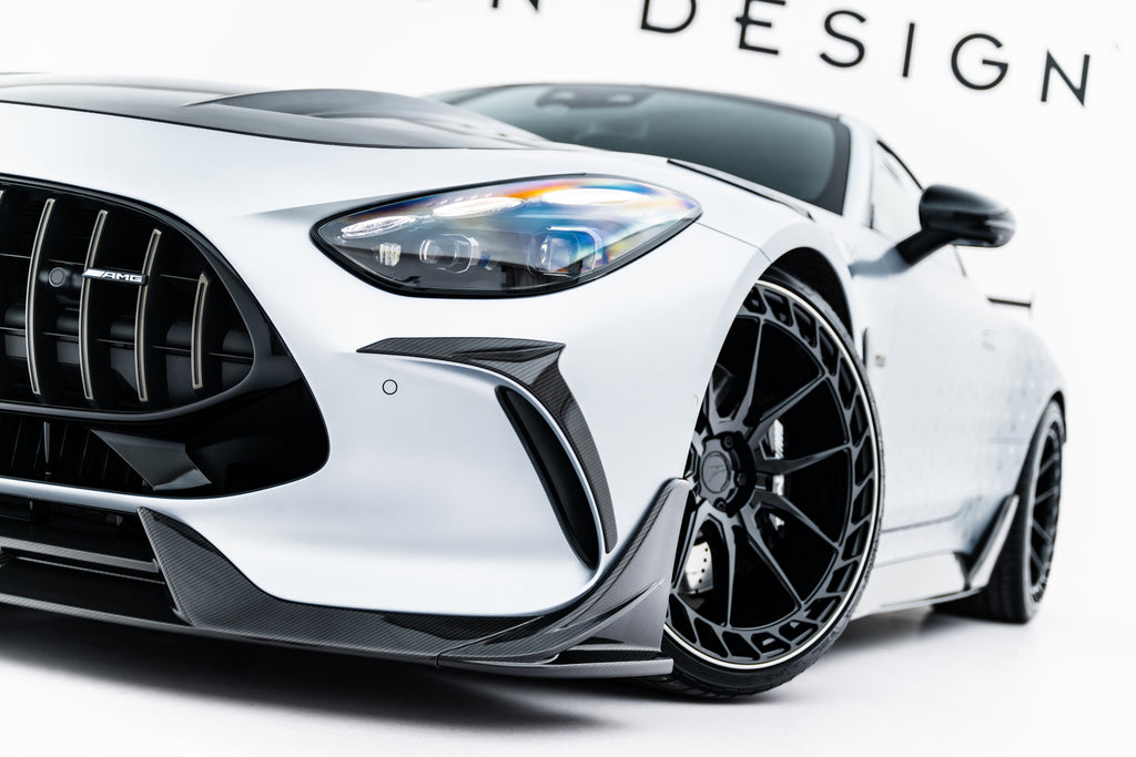 Maxton Design Prepreg Carbon Fiber Street+ Spoilerlippe Front Ansatz passend für Mercedes-AMG GT 63 / 55 / 63 S E Performance C192