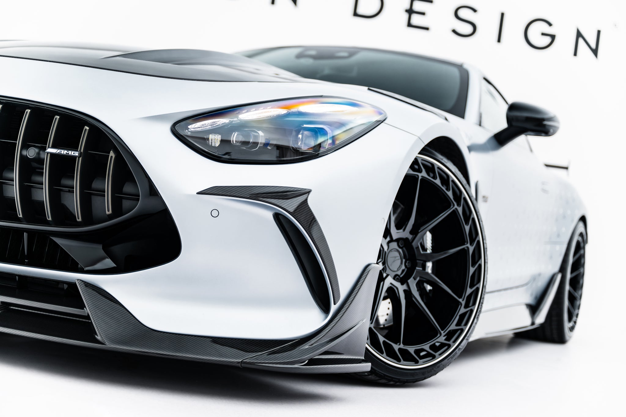 Maxton Design Prepreg Carbon Fiber Street+ Spoilerlippe Front Ansatz passend für Mercedes-AMG GT 63 / 55 / 63 S E Performance C192