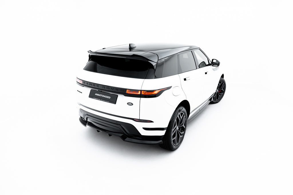 Maxton Design Spoiler CAP passend für Land Rover Range Rover Evoque Dynamic Mk2 schwarz Hochglanz