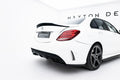 Maxton Design Heck Ansatz Flaps Diffusor passend für Mercedes-Benz C AMG-Line / C43 AMG Limousine W205 schwarz Hochglanz