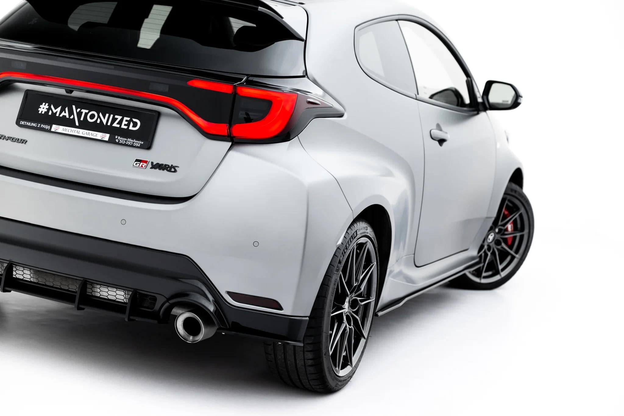 Maxton Design Street Pro Heck Ansatz Flaps Diffusor passend für Toyota GR Yaris Mk4 Facelift