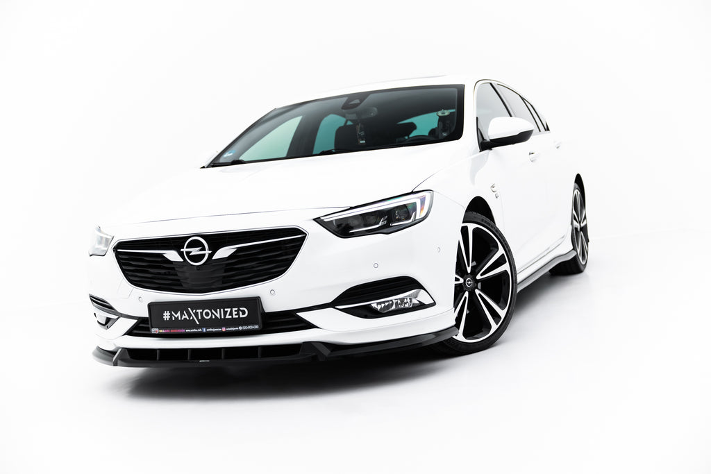 Maxton Design Street+ Spoilerlippe Front Ansatz passend für Opel Insignia OPC-Line Mk2 schwarz Hochglanz