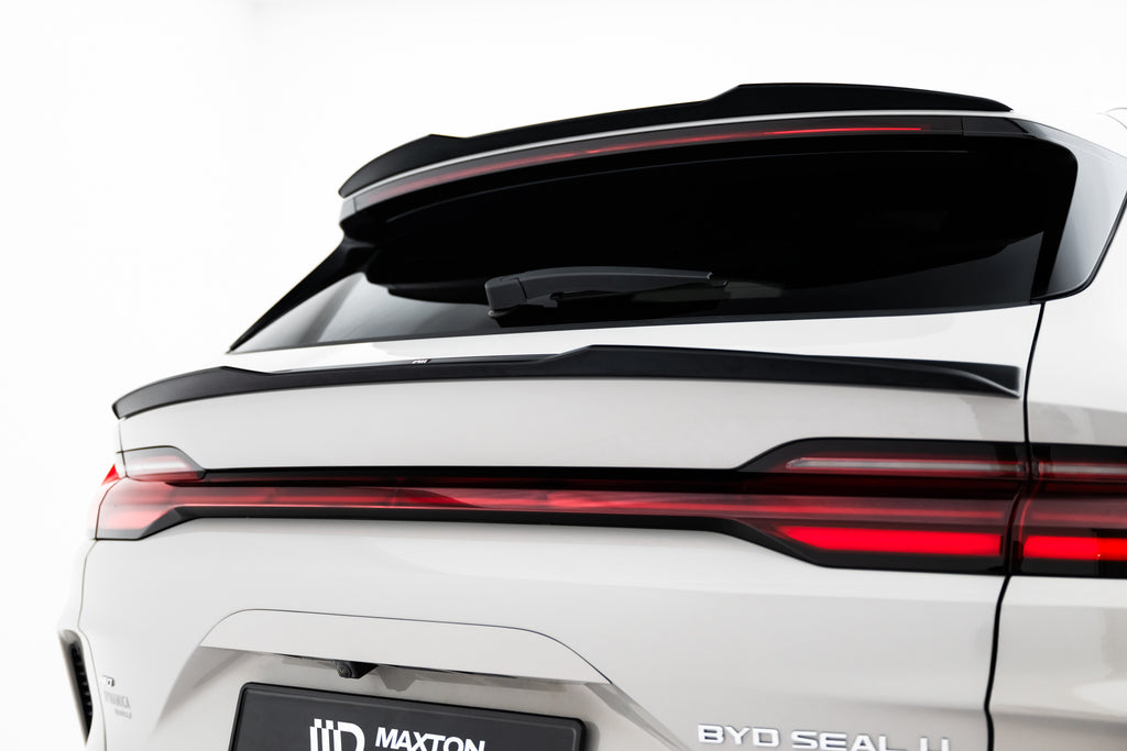 Maxton Design Niedriger Spoiler CAP passend für BYD Seal U Mk1 schwarz Hochglanz