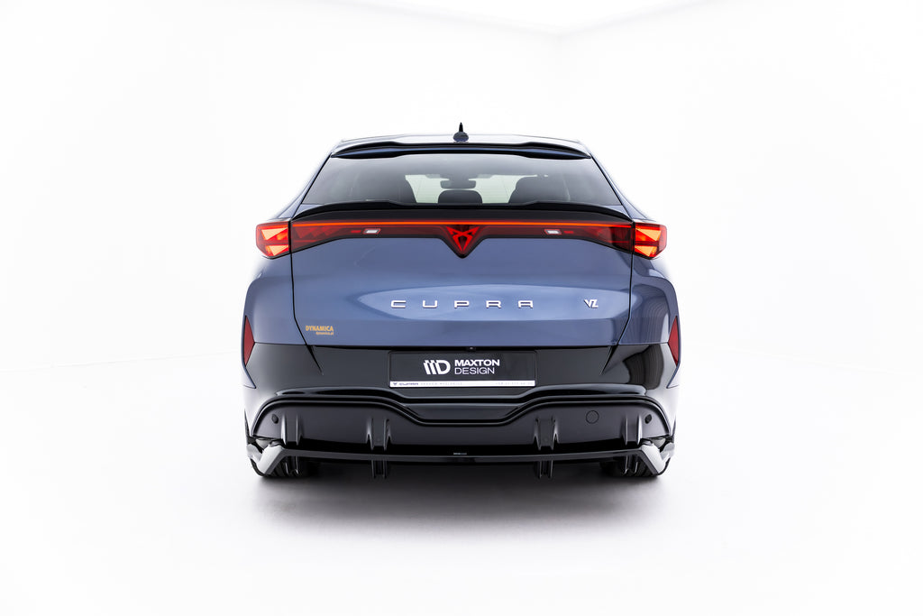 Maxton Design Street+ Mittlerer Diffusor RACE passend für Cupra Tavascan Mk1 schwarz Hochglanz