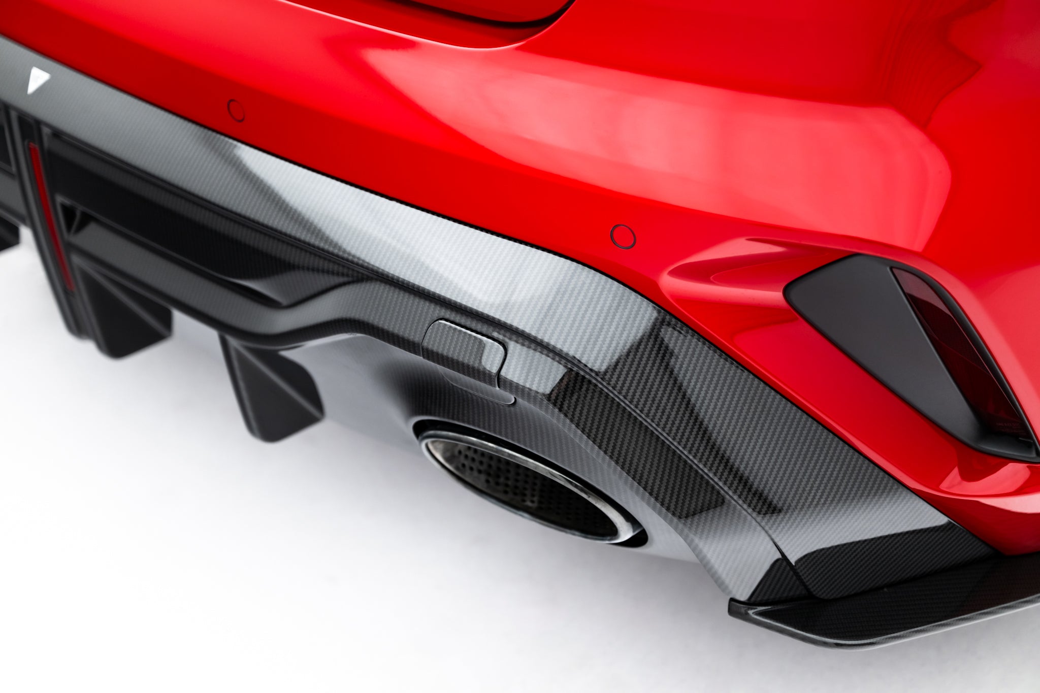 Maxton Design Prepreg Carbon Fiber Diffusor Heck Ansatz passend für Audi RS3 Sportback 8Y Facelift