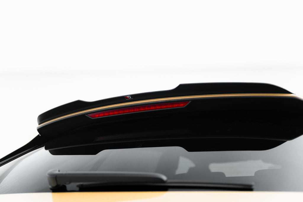 Maxton Design Höher Spoiler CAP passend für Audi Q8 S-line / SQ8 Mk1 Facelift schwarz Hochglanz