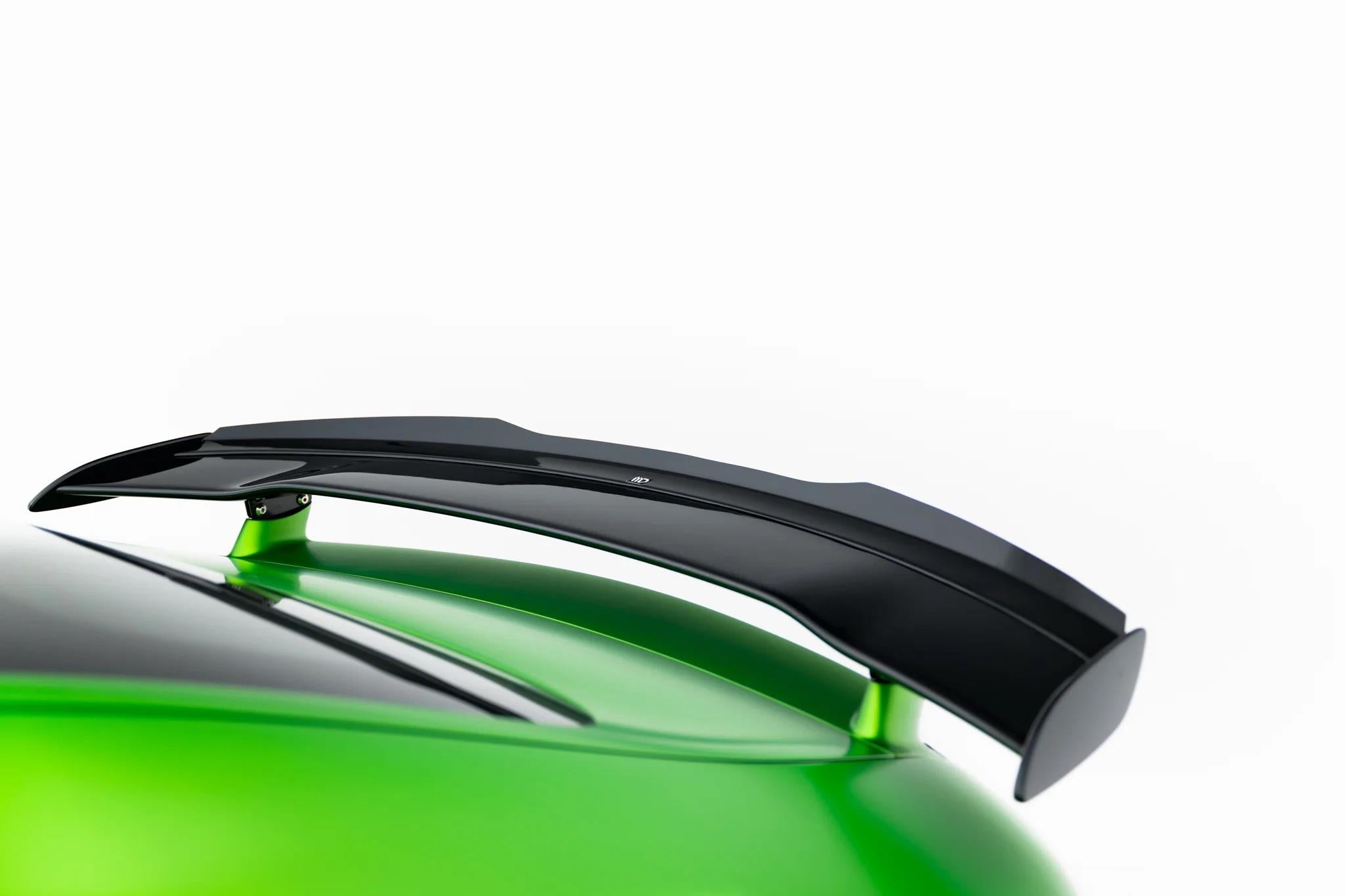 Maxton Design Spoiler CAP passend für Mercedes-AMG GT R C190 Facelift schwarz Hochglanz