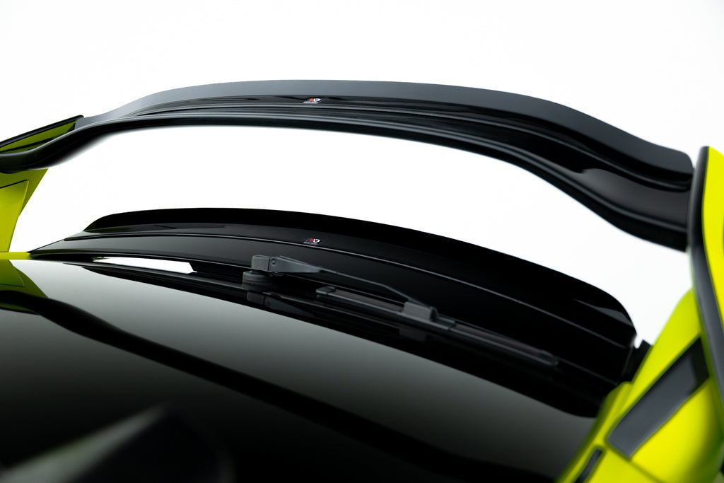 Maxton Design Untere Spoiler CAP passend für Honda Civic Type-R Mk10 / Mk10 Facelift schwarz Hochglanz