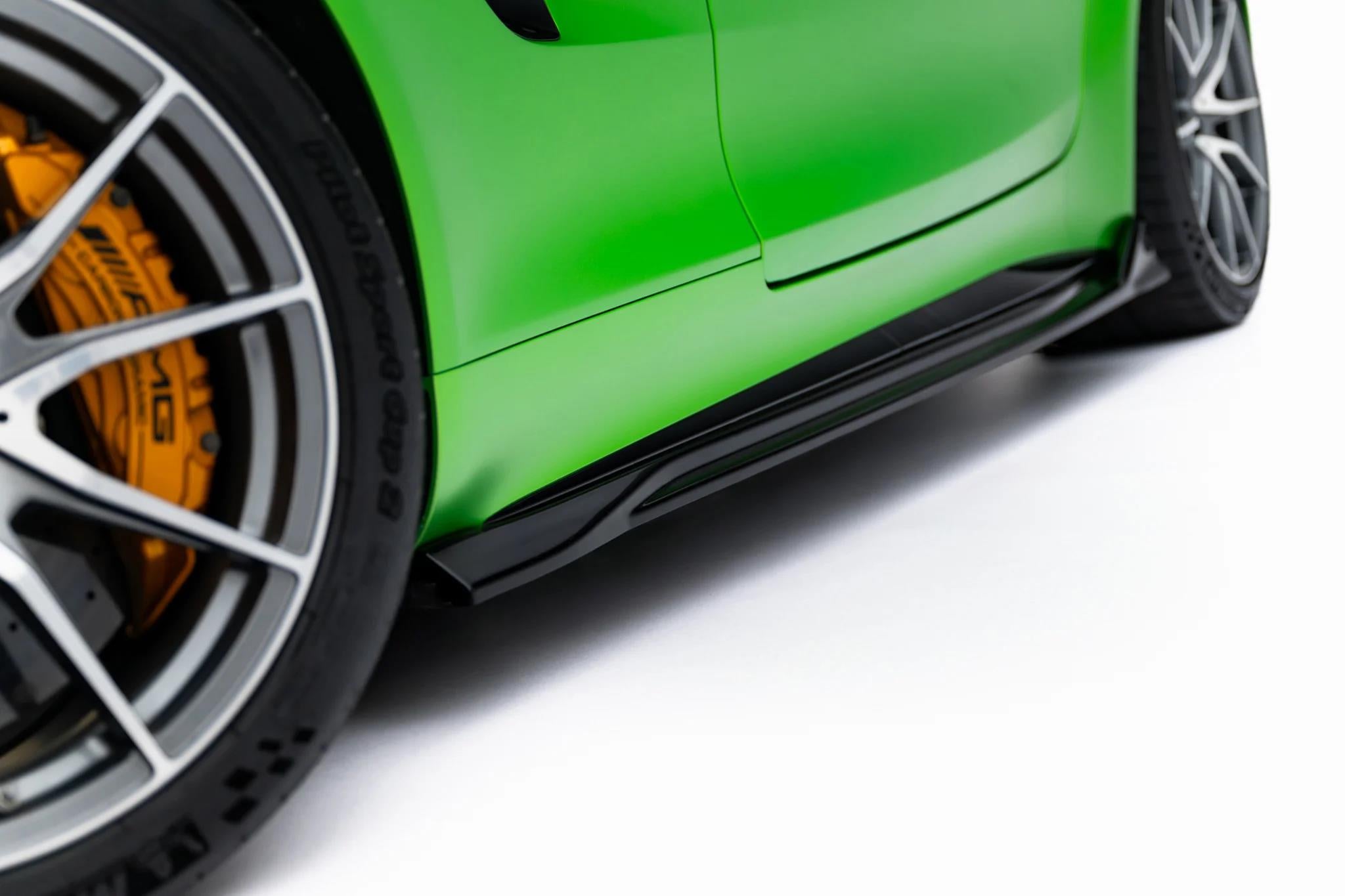 Maxton Design Street+ Seitenschweller Leisten passend für Mercedes-AMG GT R C190 Facelift schwarz Hochglanz