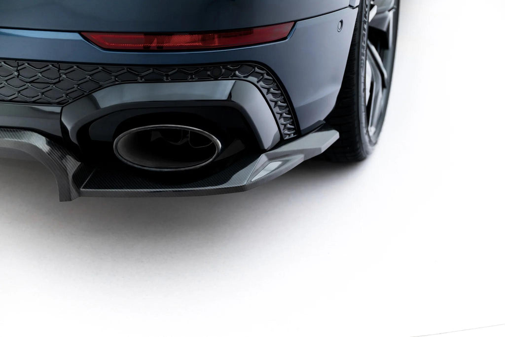 Maxton Design Prepreg Carbon Fiber Rear Splitter (mit einem vertikalem balken) Audi RSQ8 Mk1 Facelift für Audi Q8