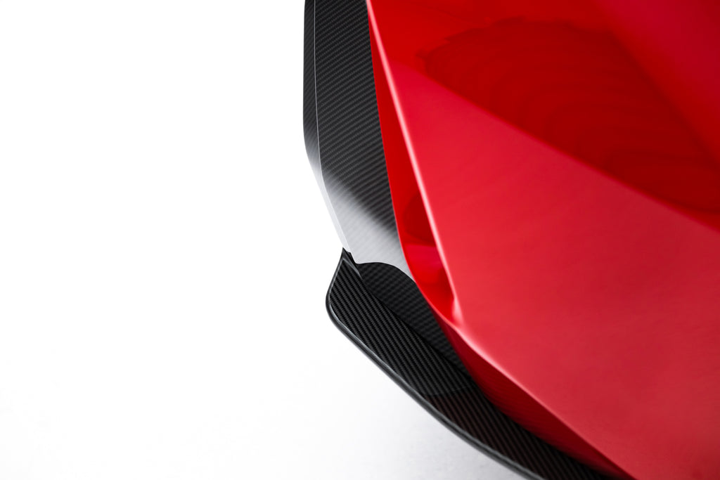 Maxton Design Prepreg Carbon Fiber Heck Ansatz Flaps Diffusor passend für Audi RS3 Limousine 8Y Facelift