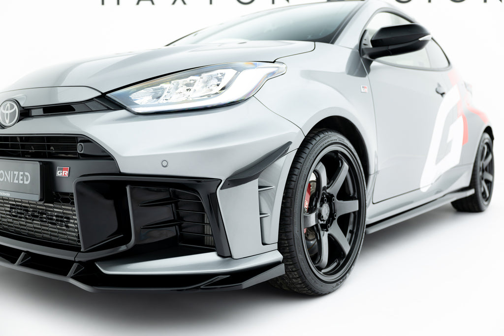 Maxton Design Stoßstangen Flaps Wings vorne Canards passend für Toyota GR Yaris Mk4 Facelift