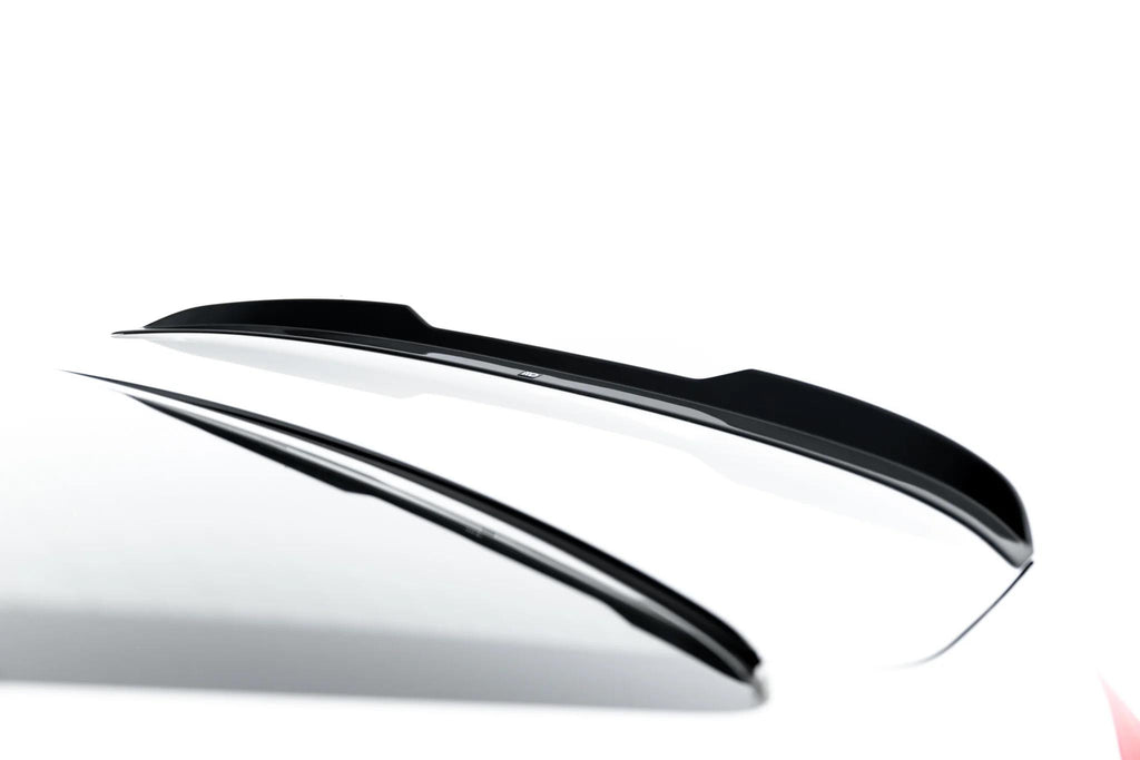 Maxton Design Spoiler CAP passend für BMW 3er Sportline Limousine F30 schwarz Hochglanz