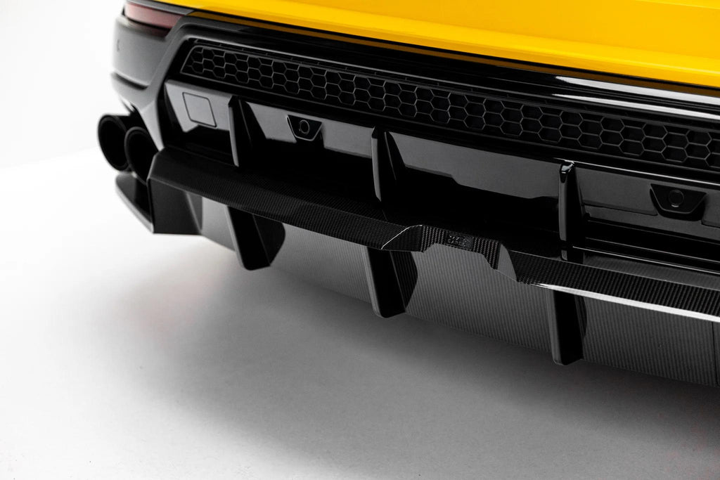 Maxton Design Prepreg Carbon Fiber Rear Splitter (mit Einem Vertikalem Balken) Lamborghini Urus Mk1