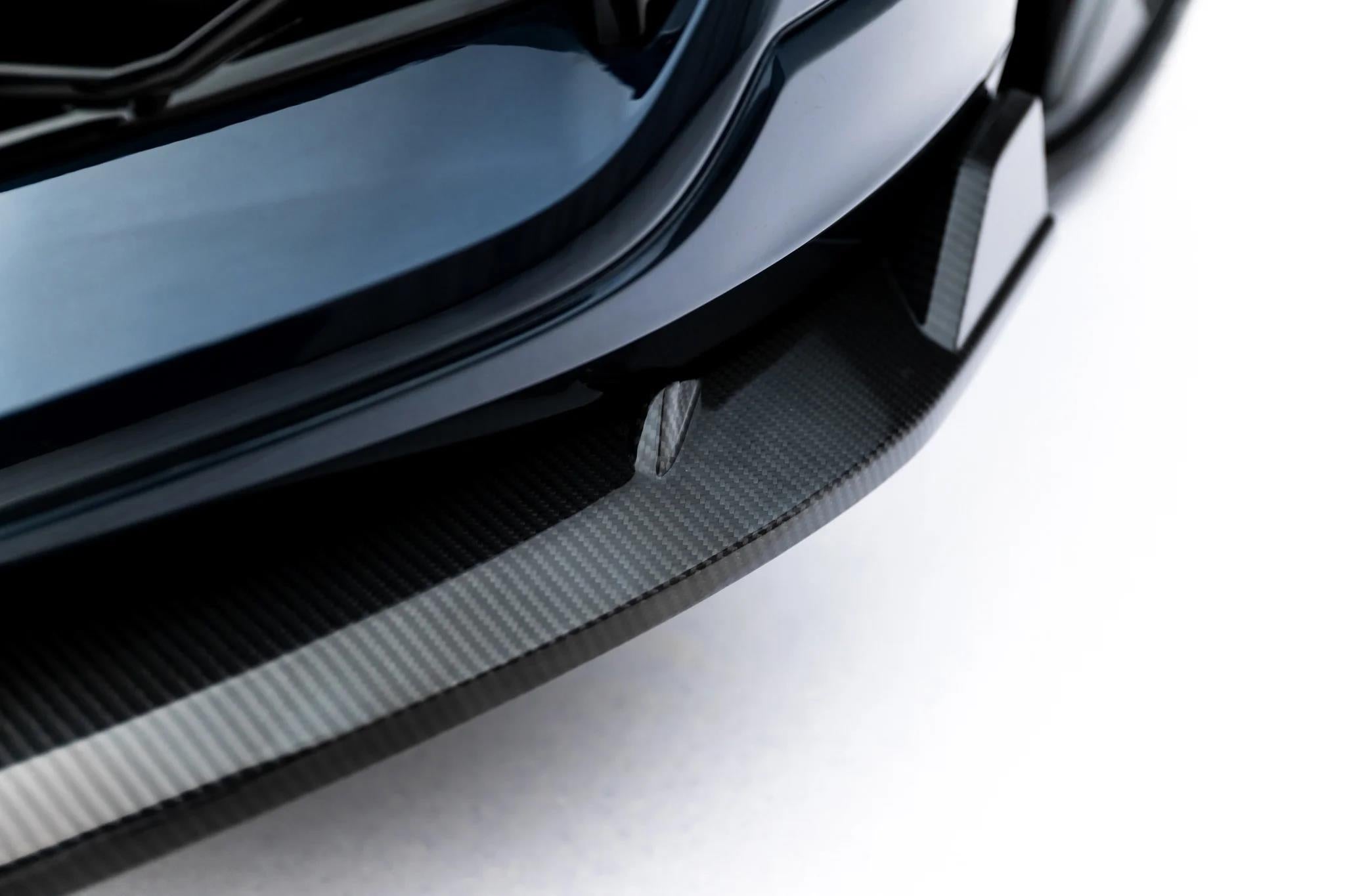 Maxton Design Prepreg Carbon Fiber Street+ Spoilerlippe Front Ansatz passend für Audi RSQ8 Mk1 Facelift
