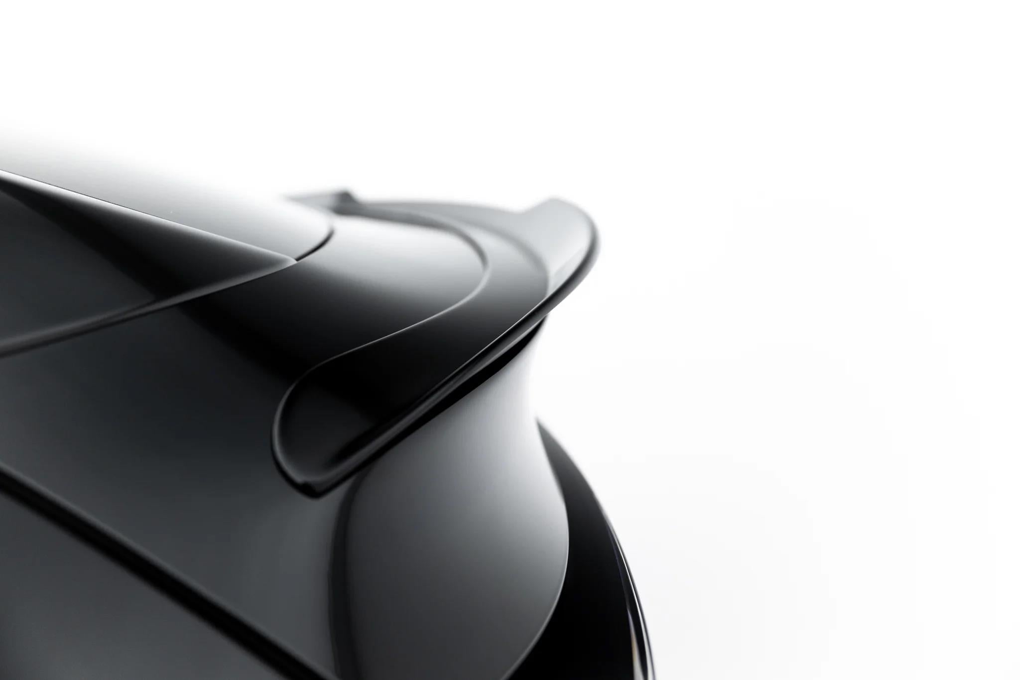 Maxton Design Spoiler CAP passend für Tesla Model Y Premium Mk1 Facelift schwarz Hochglanz