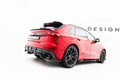 Maxton Design Street+ Mittlerer Diffusor RACE passend für Audi RSQ8 Mk1 Facelift schwarz Hochglanz