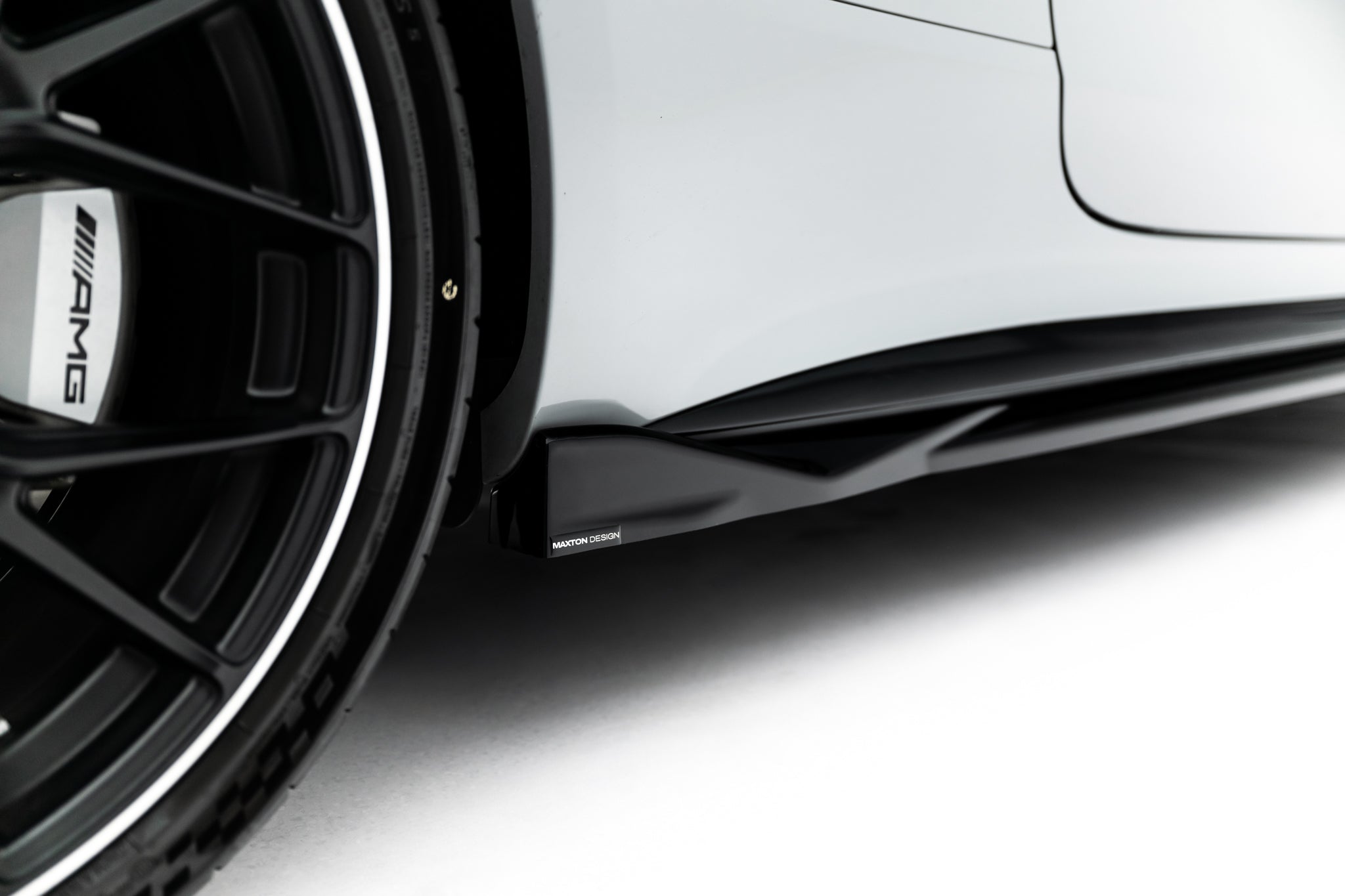 Maxton Design Street+ Seitenschweller Leisten passend für Mercedes-AMG CLE 53 Aero C236 schwarz Hochglanz