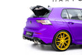 Maxton Design Street Pro Heck Ansatz Flaps Diffusor V.2 + Flaps V.2 passend für VW Golf R Hatchback Mk8 / Mk8 Facelift schwarz Hochglanz