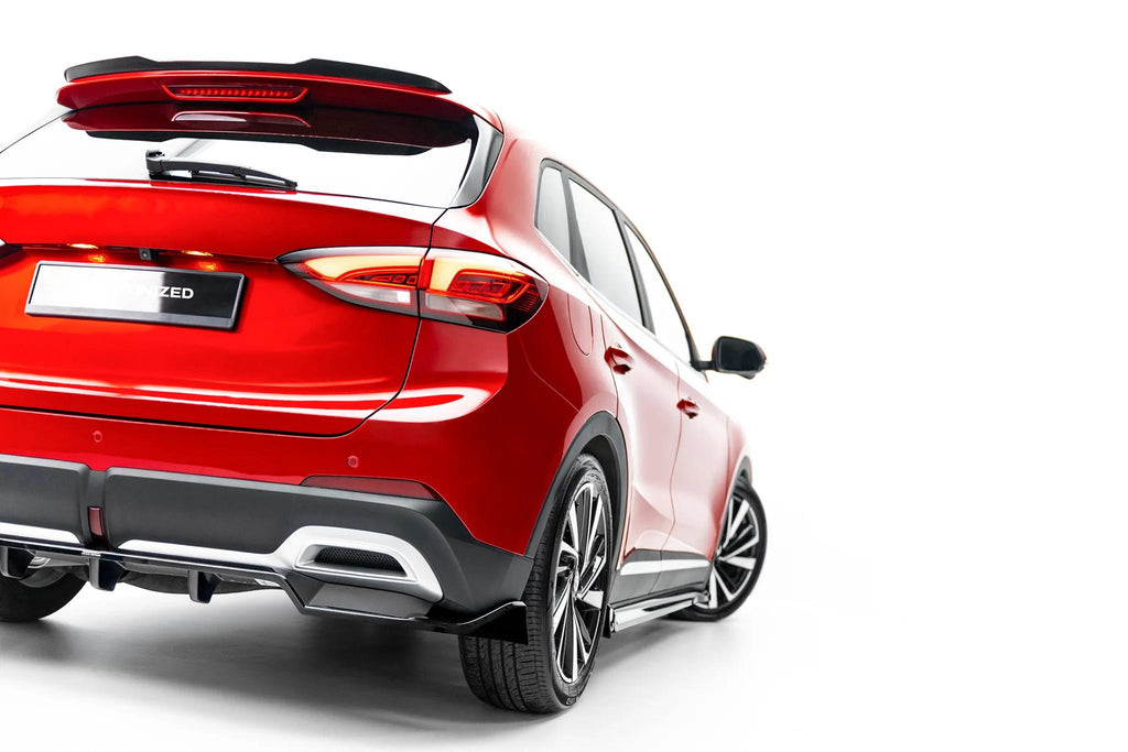 Maxton Design Street+ Mittlerer Diffusor RACE für MG ZS Mk2 [2024-] | Schwarz Hochglanz | ABS-Kunststoff
