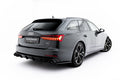 Maxton Design Heck Ansatz Flaps Diffusor passend für Audi A6 Limousine / Avant C8 / C8 Facelift schwarz Hochglanz
