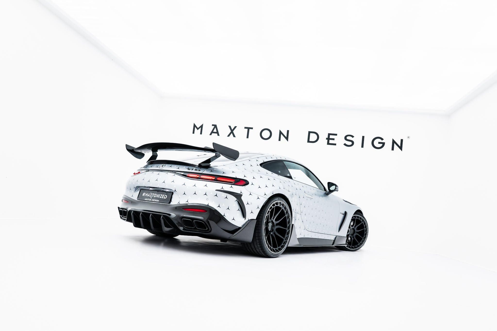 Maxton Design Prepreg Carbon Fiber Rear Diffuser Mercedes-AMG GT 63 / 55 / 63 S E Performance C192 für Mercedes-Benz AMG GT C192