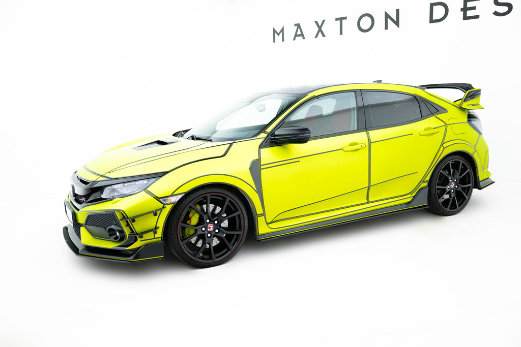 Maxton Design Street Pro Street+ Seitenschweller Leisten V.2 passend für Honda Civic Type-R Mk10 / Mk10 Facelift