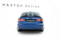 Maxton Design Diffusor Heck Ansatz passend für Audi A3 Limousine 8V (Doppelauspuff li.endrohr)