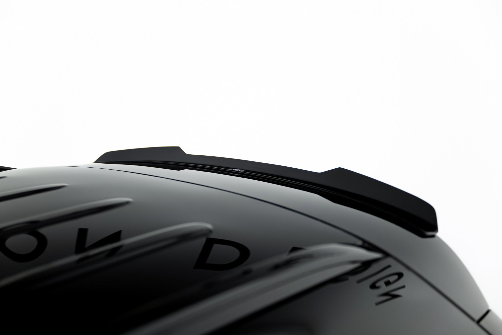 Maxton Design Spoiler CAP passend für Mercedes-AMG GLC 43 SUV X253 Facelift schwarz Hochglanz