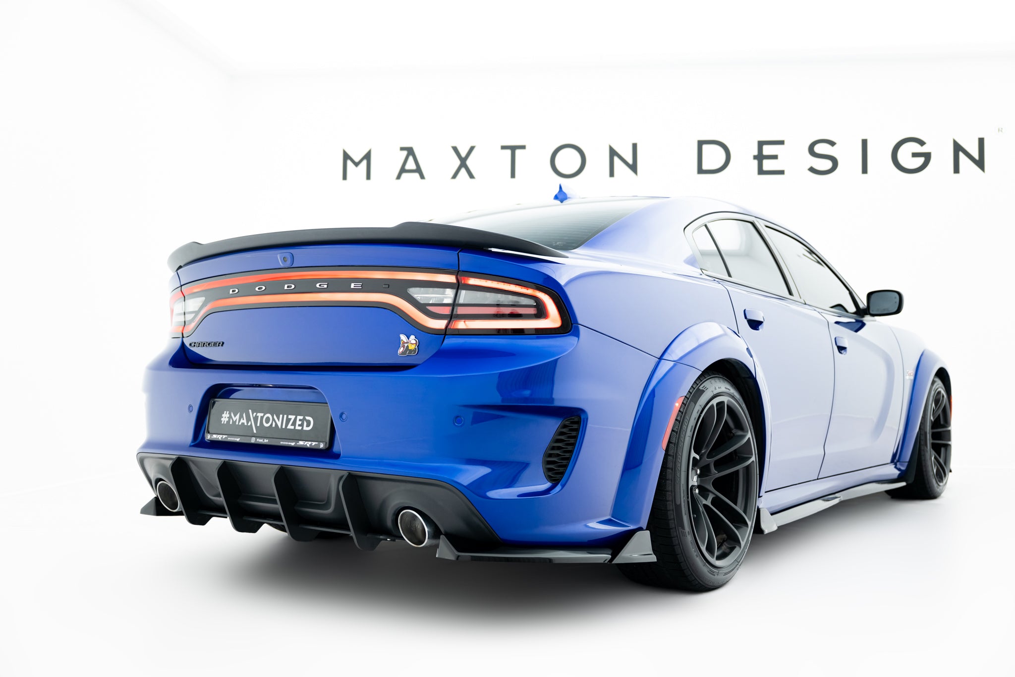 Maxton Design Street Pro Heckschürze passend für Dodge Charger RT Scat Pack Widebody Mk3 Facelift