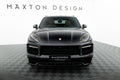 Maxton Design Street+ Spoilerlippe Front Ansatz passend für Porsche Cayenne Sport Design SUV / Coupe Mk3 schwarz Hochglanz