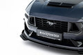 Maxton Design Street Pro Street+ Spoilerlippe Front Ansatz + Flaps passend für Ford Mustang Dark Horse Mk7 schwarz Hochglanz
