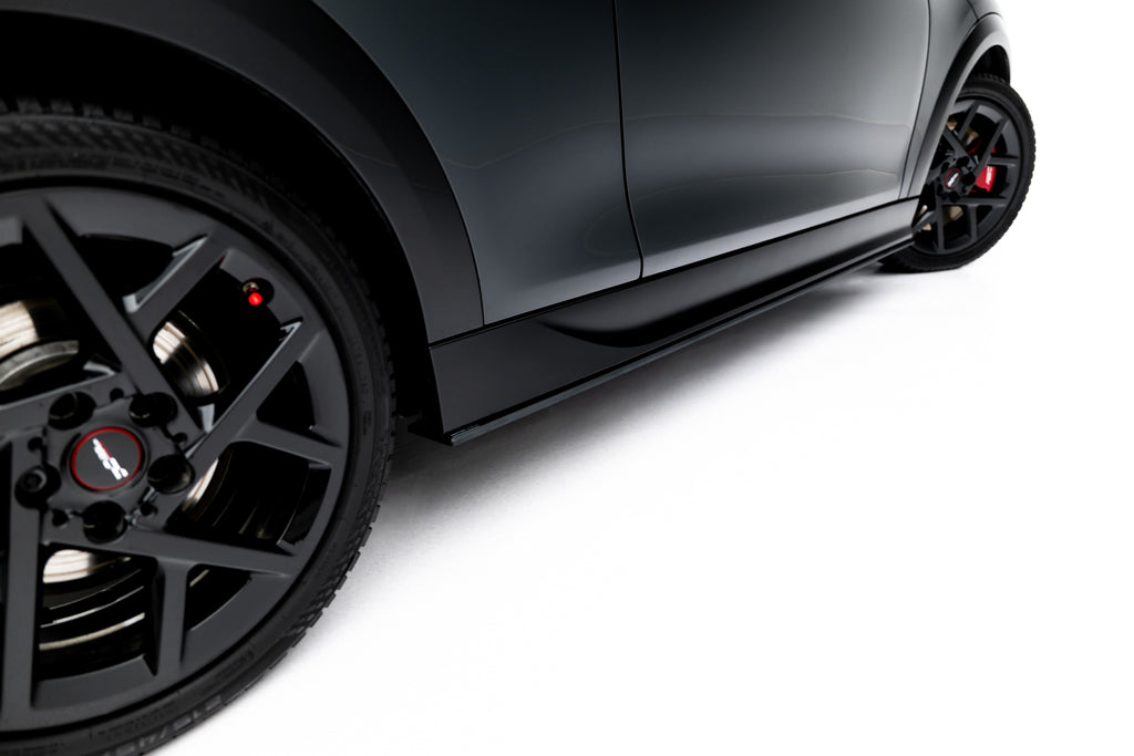 Maxton Design Street Pro Seitenschweller Leisten für Mini Cooper John Cooper Works F65 [2025-] | Schwarz strukturiert | ABS-Kunststoff
