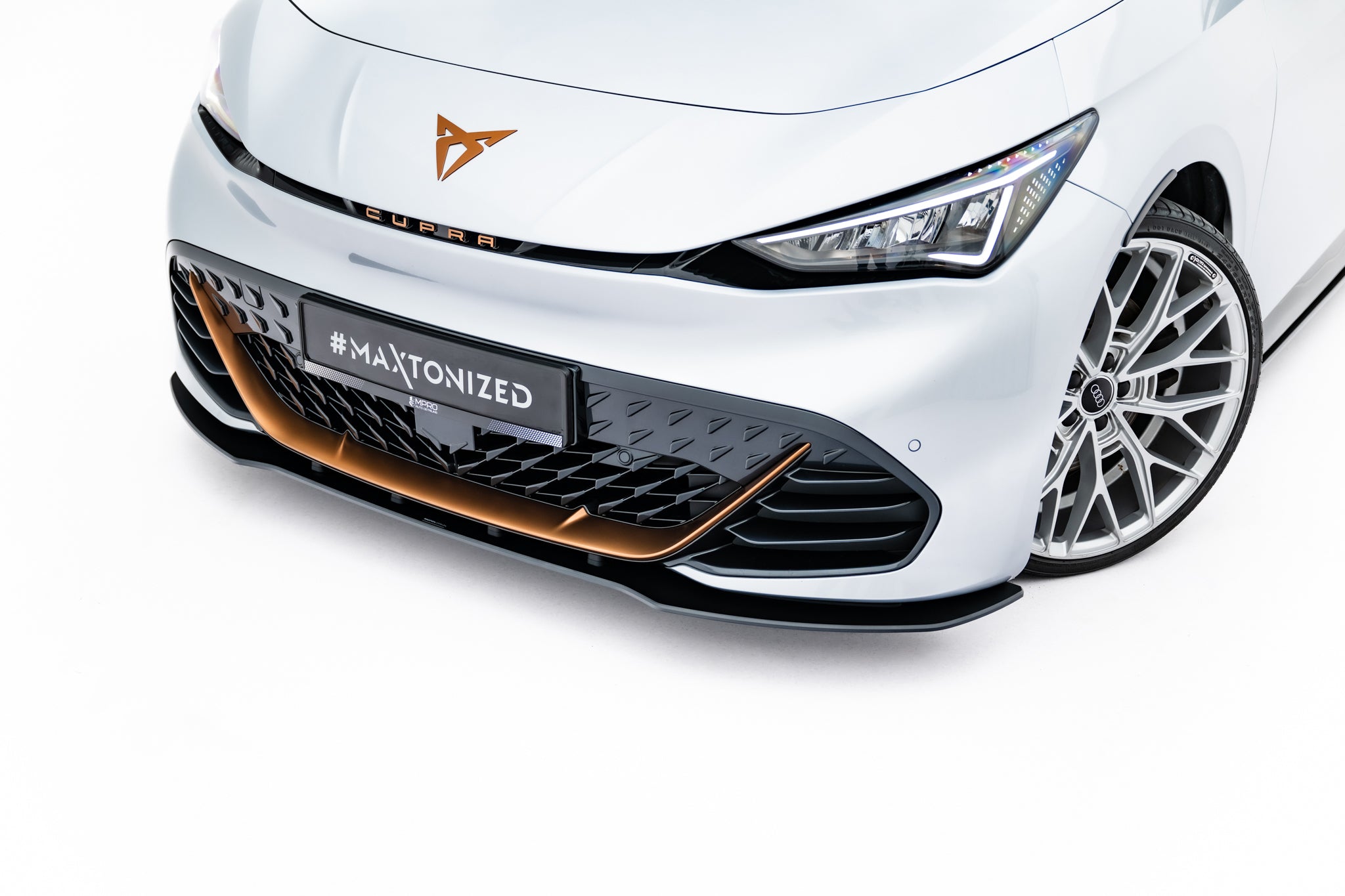 Maxton Design Street Pro Street+ Spoilerlippe Front Ansatz passend für Cupra Born Mk1
