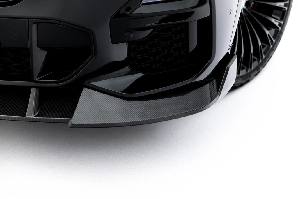 Maxton Design Prepreg Carbon Fiber Street+ Spoilerlippe Front Ansatz passend für BMW X5 M-Paket G05