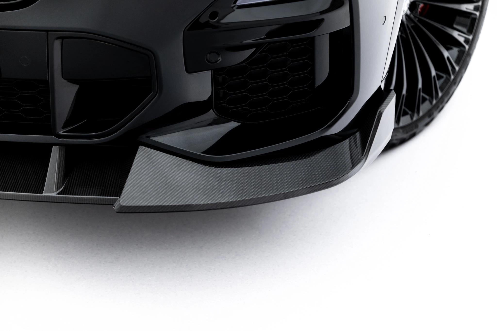 Maxton Design Prepreg Carbon Fiber Street+ Spoilerlippe Front Ansatz passend für BMW X5 M-Paket G05