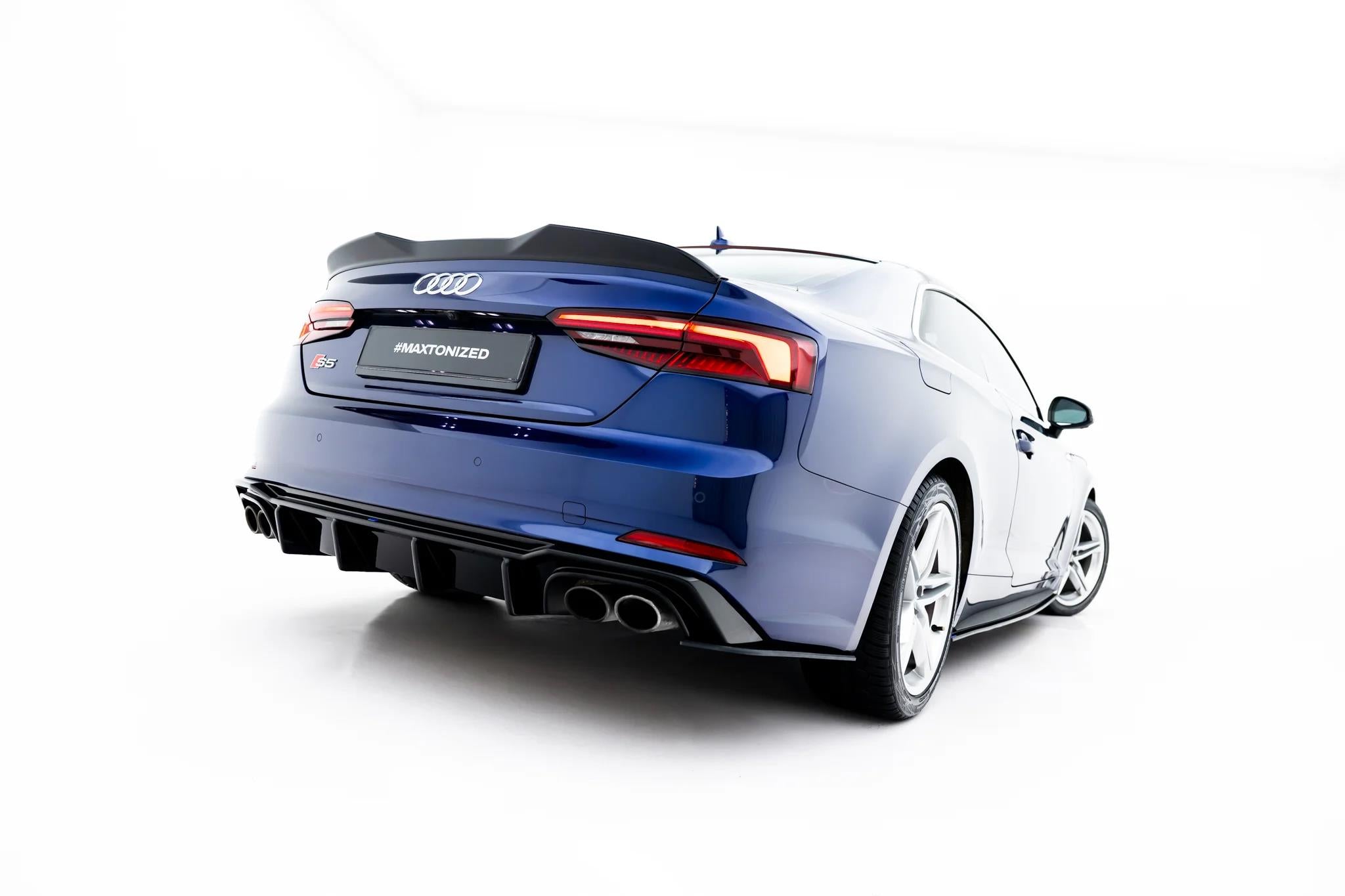 Maxton Design Street Pro Heck Ansatz Flaps Diffusor Passend für Audi S5 Coupe F5