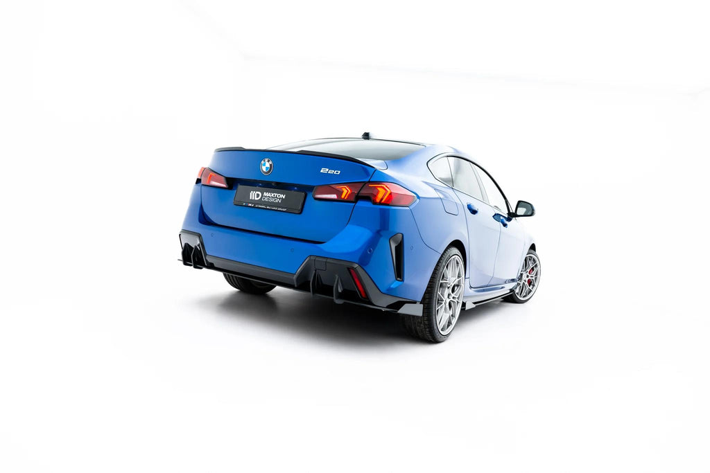 Maxton Design Street Pro Heckschürze + Flaps passend für BMW 2 M-Paket Gran Coupe F74 schwarz Hochglanz