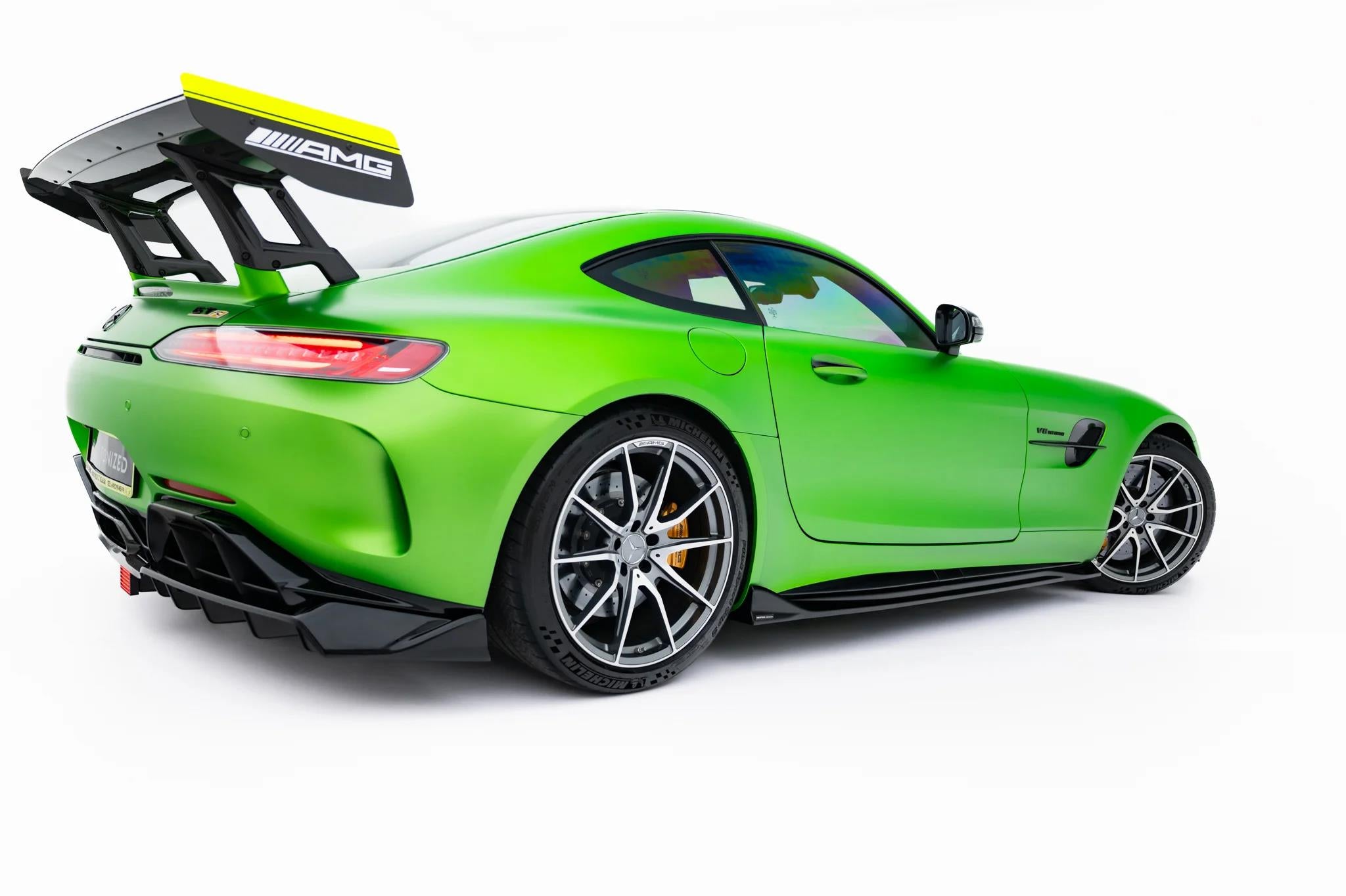 Maxton Design Street+ Seitenschweller Leisten passend für Mercedes-AMG GT R C190 Facelift schwarz Hochglanz