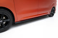 Maxton Design Street+ Seitenschweller Leisten passend für Peugeot Partner Maxi Mk3 schwarz Hochglanz