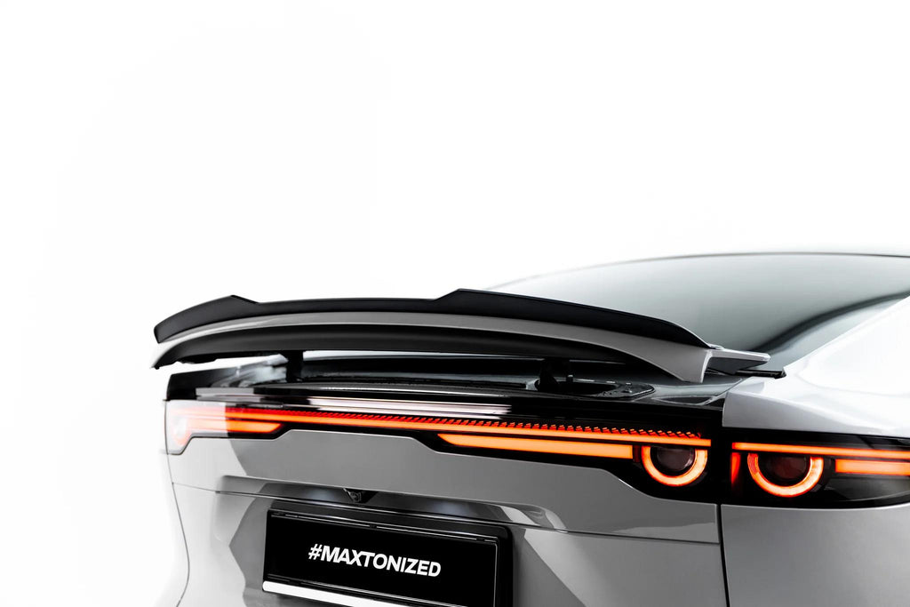 Maxton Design Heckspoiler Lippe für Mazda 6e Mk1 [2024-] | Schwarz Hochglanz | ABS-Kunststoff | mit TTG (eintragungsfrei)