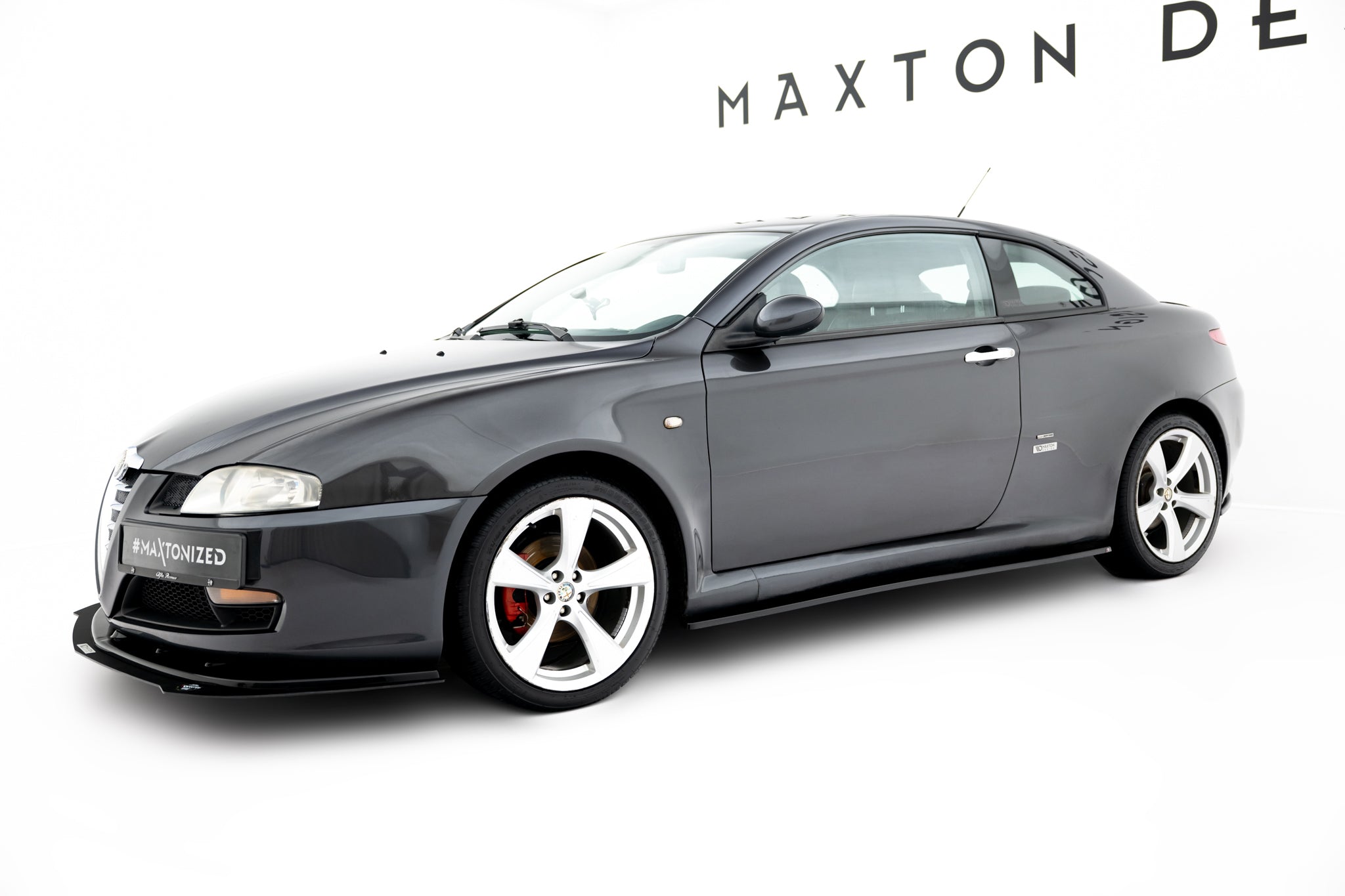 Maxton Design Street+ Seitenschweller Leisten passend für Alfa Romeo GT schwarz Hochglanz