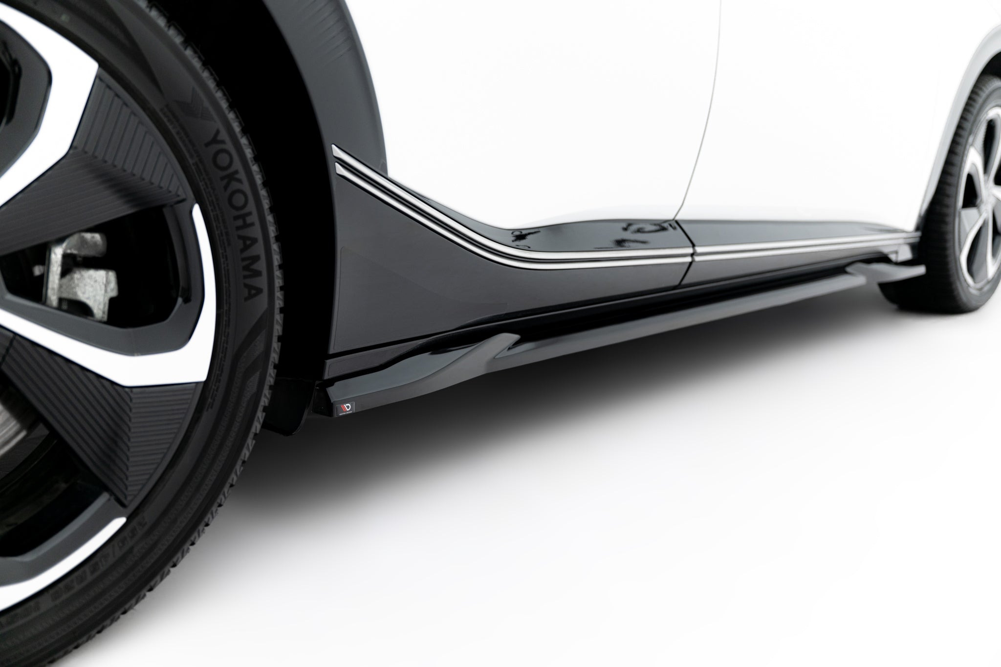 Maxton Design Street+ Seitenschweller Leisten passend für Kia EV6 Mk1 schwarz Hochglanz