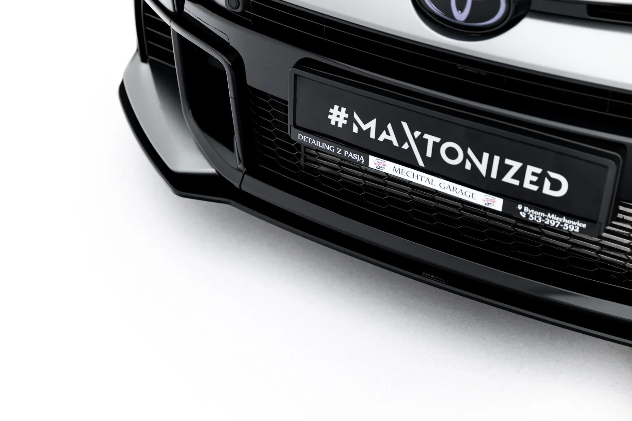 Maxton Design Street Pro Street+ Spoilerlippe Front Ansatz passend für Toyota GR Yaris Mk4 Facelift