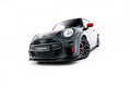 Maxton Design Street+ Spoilerlippe Front Ansatz für Mini Cooper John Cooper Works F65 [2025-] | Schwarz Hochglanz | ABS-Kunststoff