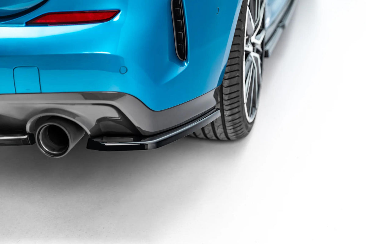 Maxton Design Heck Ansatz Flaps Diffusor V.2 für BMW 2 Gran Coupe M-Paket F44 [2019-2024] | Schwarz Hochglanz | ABS-Kunststoff