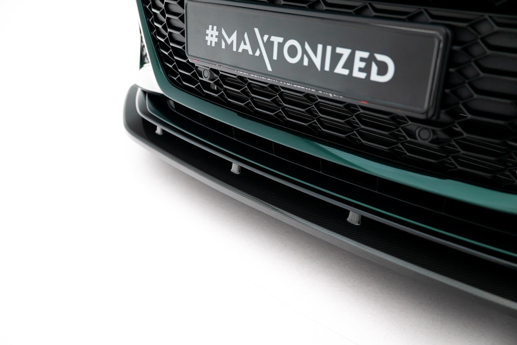 Maxton Design Prepreg Carbon Fiber Street+ Spoilerlippe Front Ansatz passend für Audi RS7 C8