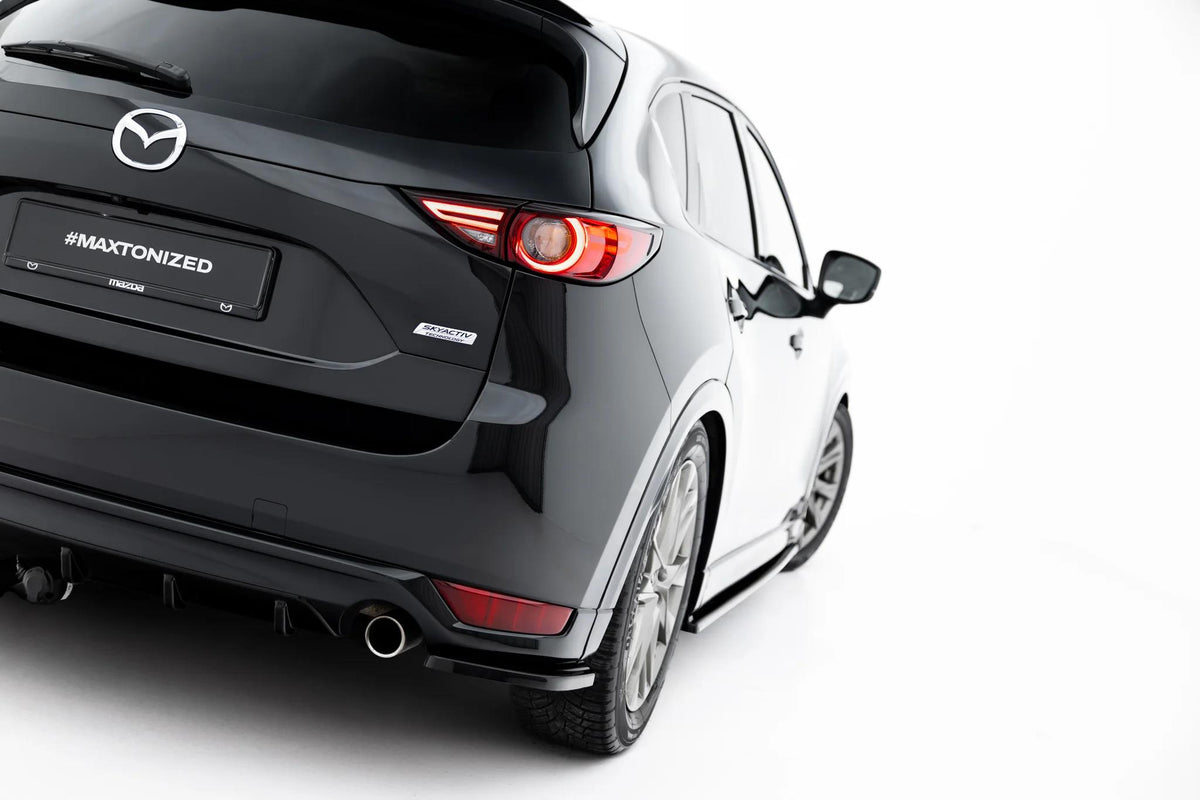 Maxton Design Diffusor für Mazda CX-5 Mk2 Facelift [2021-2025] | Schwarz Hochglanz | ABS-Kunststoff