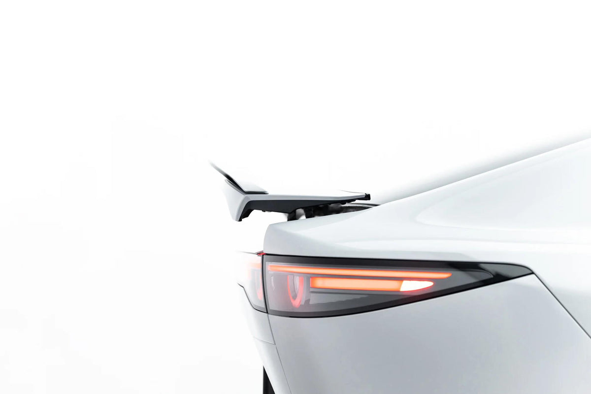 Maxton Design Heckspoiler Lippe für Mazda 6e Mk1 [2024-] | Schwarz Hochglanz | ABS-Kunststoff | mit TTG (eintragungsfrei)
